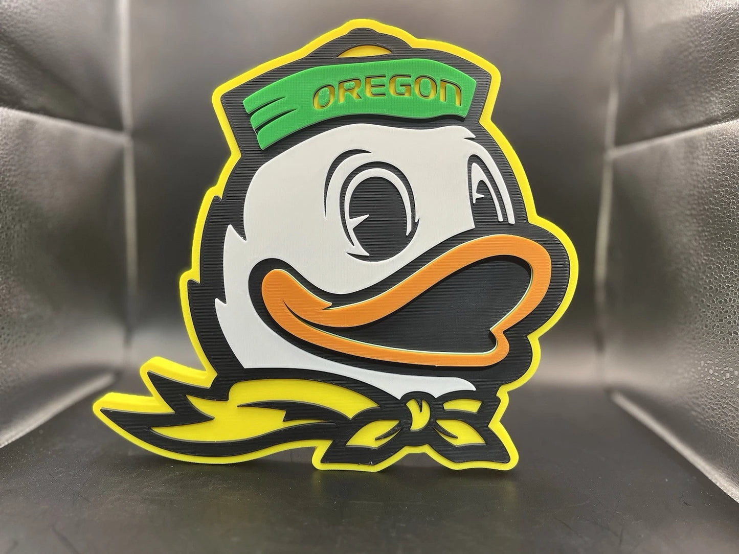 Oregon Ducks Logo Sign Display | 3D Wall Desk Shelf Art - UNRIVAL3D