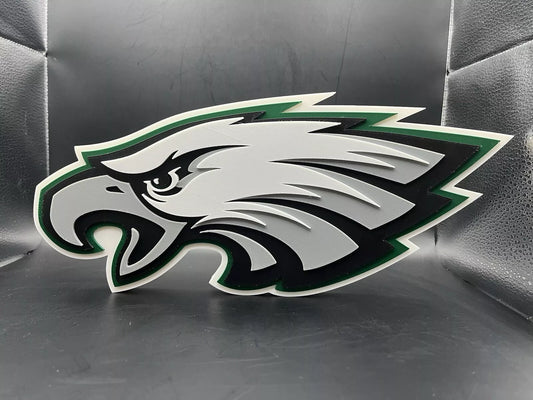 Philadelphia Eagles Logo Sign Display | 3D Wall Desk Shelf Art - UNRIVAL3D