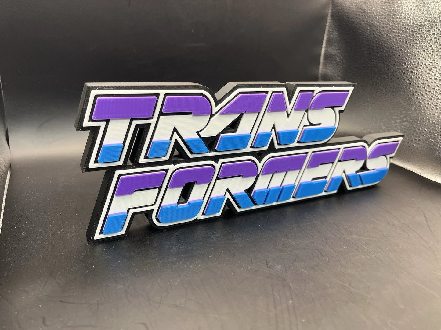 Transformers Decepticon Logo Sign Display | 3D Wall Desk Shelf Art - UNRIVAL3D