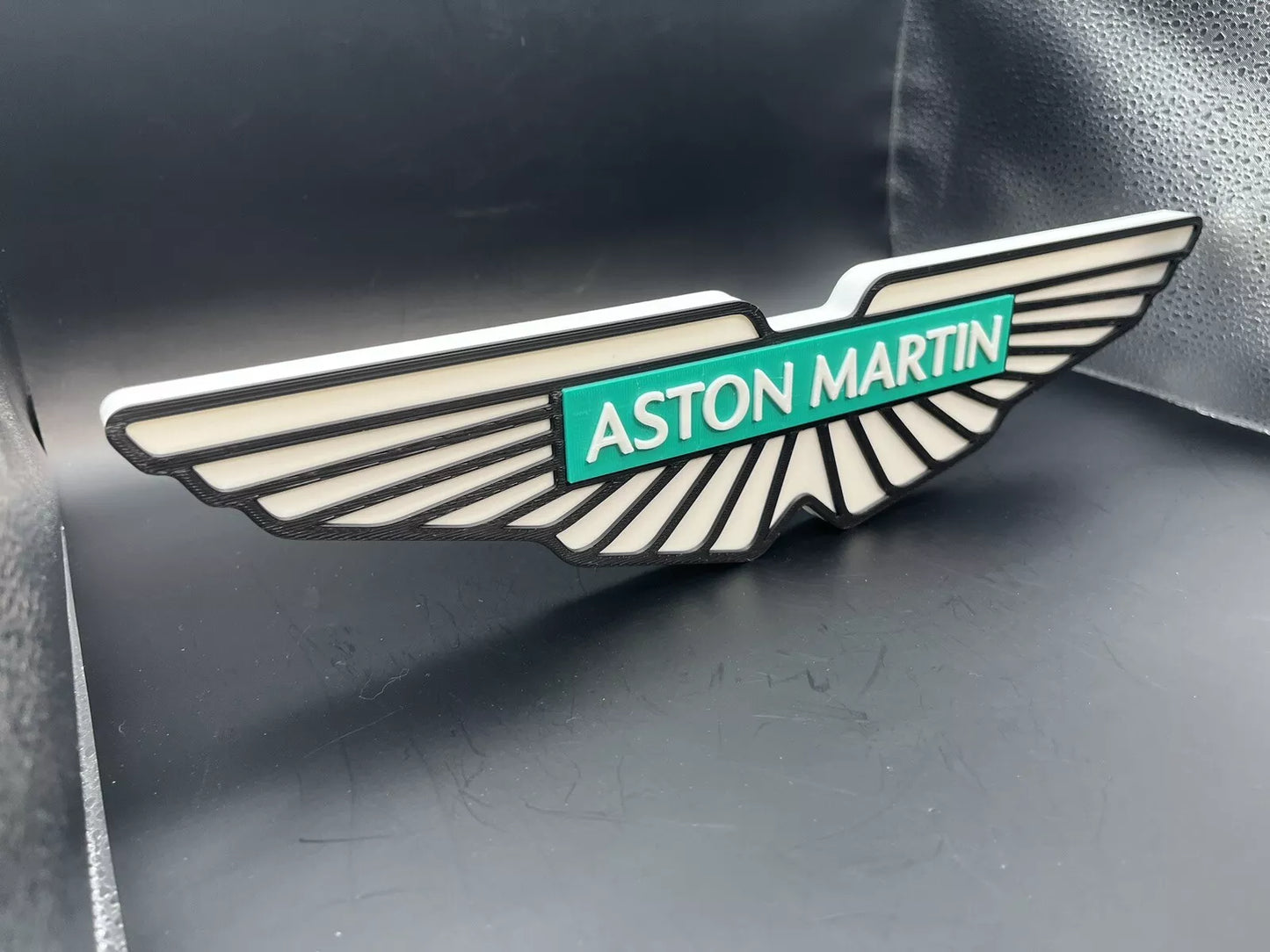 Aston Martin Logo Sign Display | 3D Wall Desk Shelf Art - UNRIVAL3D