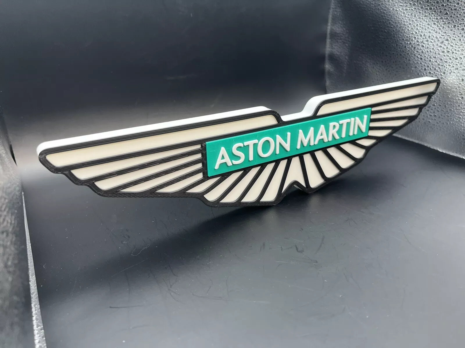 Aston Martin Logo Sign Display | 3D Wall Desk Shelf Art - UNRIVAL3D
