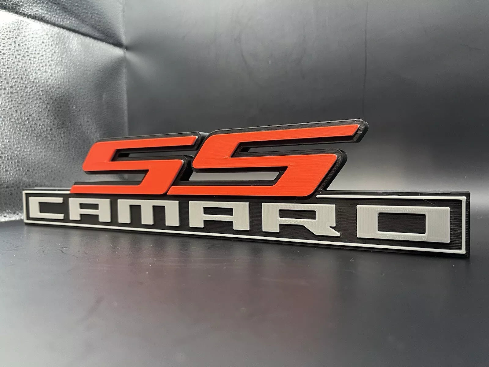 Camaro SS Logo Sign Display | 3D Wall Desk Shelf Art - UNRIVAL3D