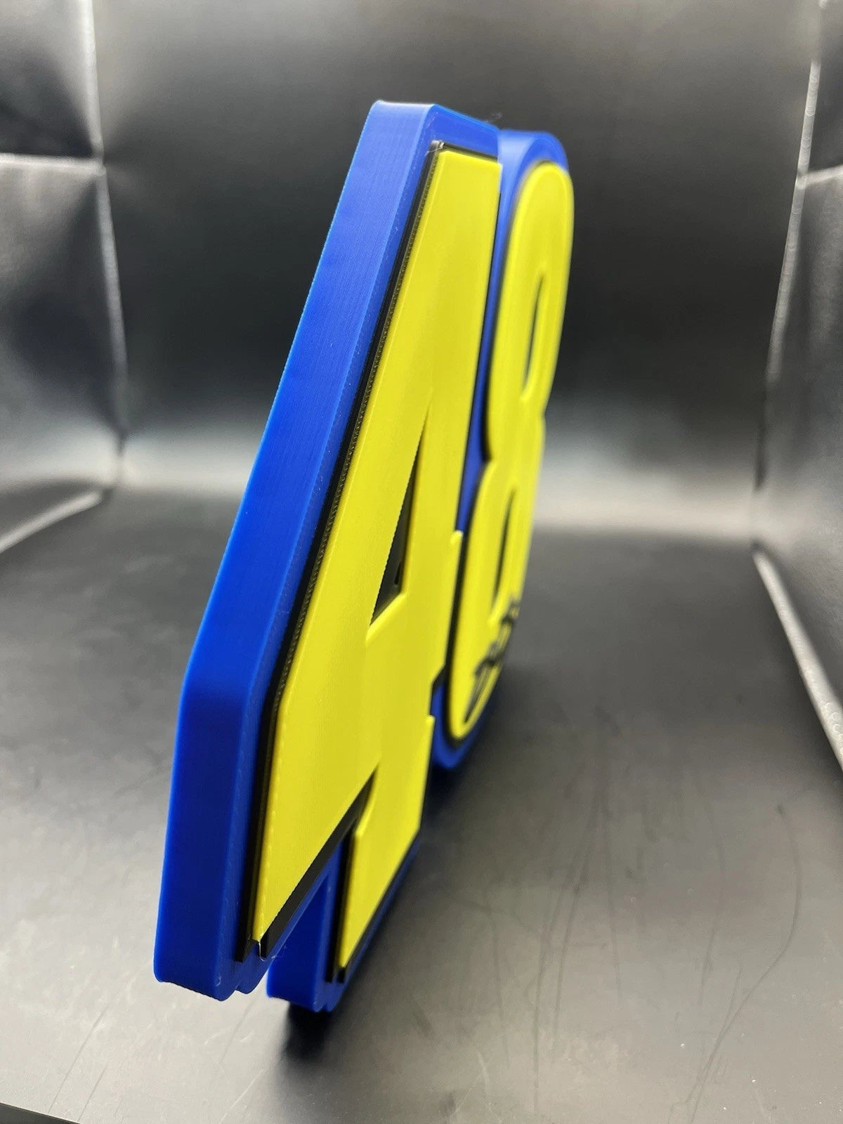Jimmie Johnson 48 Logo Sign Display | 3D Wall Desk Shelf Art - UNRIVAL3D