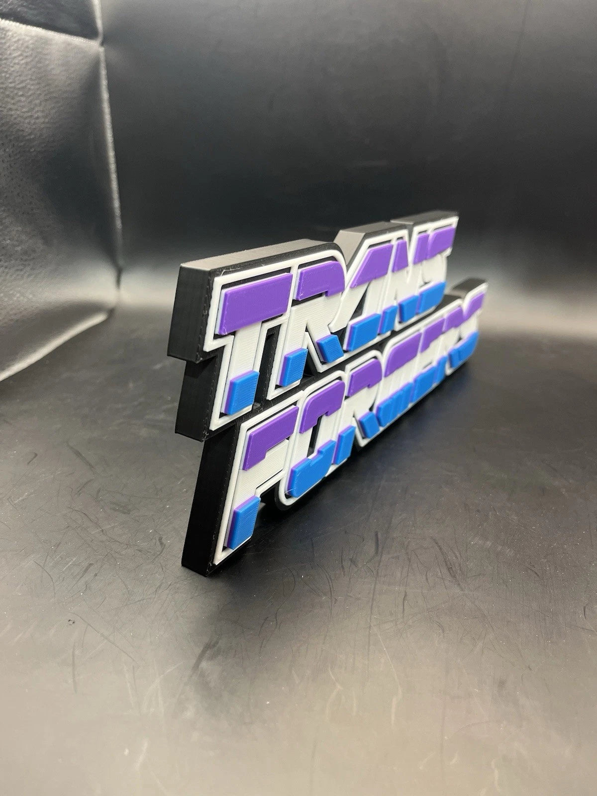 Transformers Decepticon Logo Sign Display | 3D Wall Desk Shelf Art - UNRIVAL3D