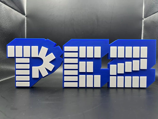 PEZ Candy Logo Sign Display | 3D Wall Desk Shelf Art - UNRIVAL3D
