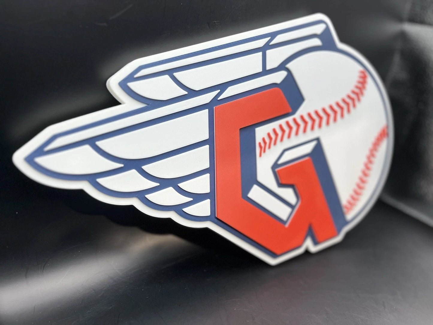 Cleveland Guardians Logo Sign Display | 3D Wall Desk Shelf Art - UNRIVAL3D