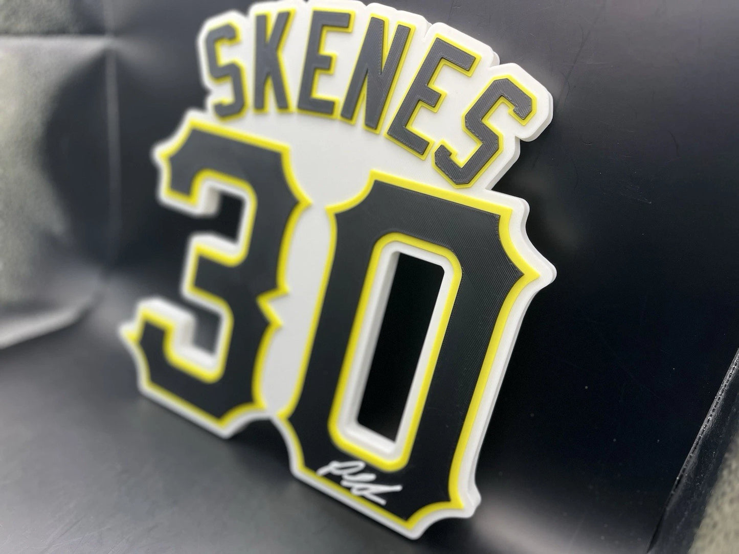 Paul Skenes 30 Logo Sign Display | 3D Wall Desk Shelf Art - UNRIVAL3D