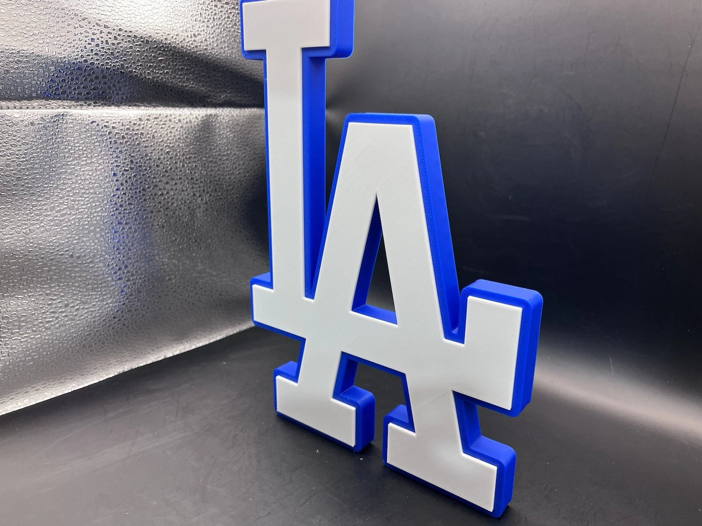 Los Angeles Dodgers Logo Sign Display | 3D Wall Desk Shelf Art - UNRIVAL3D