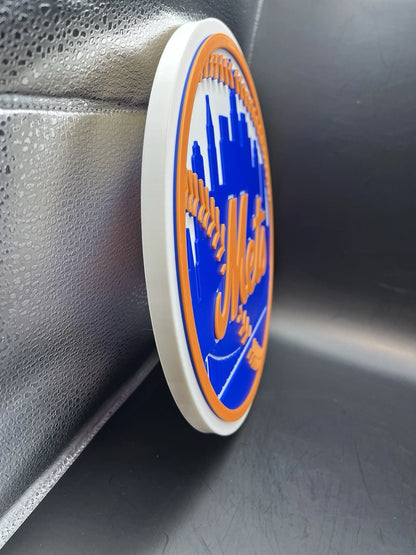 New York Mets Logo Sign Display | 3D Wall Desk Shelf Art - UNRIVAL3D