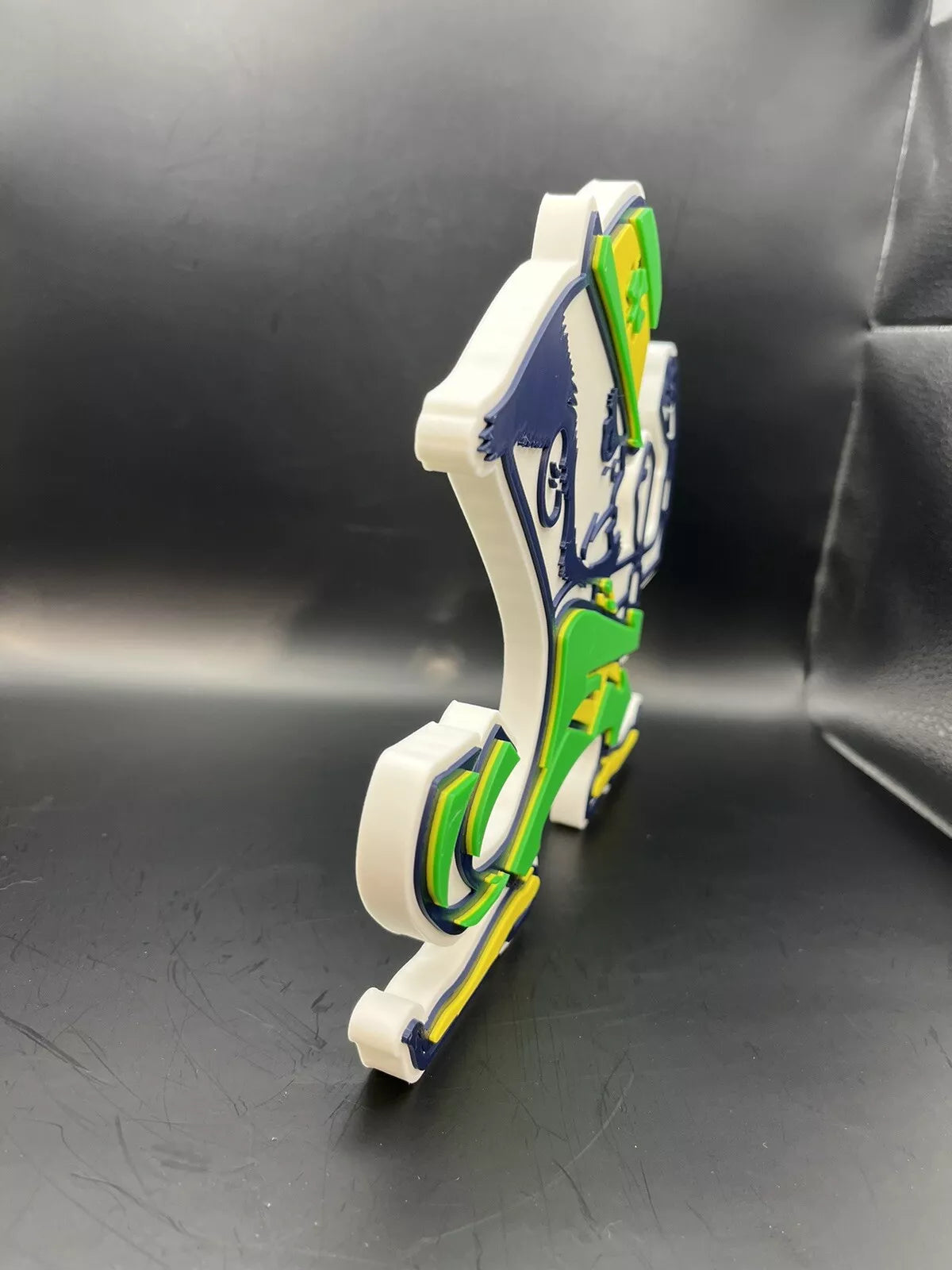 Notre Dame Fighting Irish Logo Sign Display | 3D Wall Desk Shelf Art - UNRIVAL3D