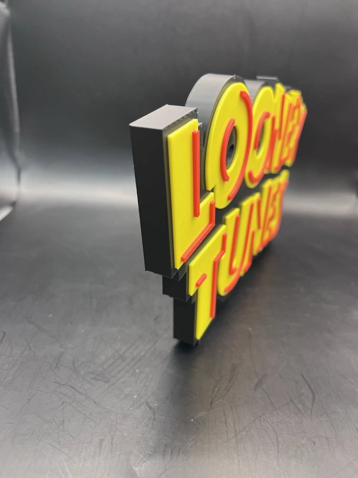 Looney Tunes Logo Sign Display | 3D Wall Desk Shelf Art - UNRIVAL3D