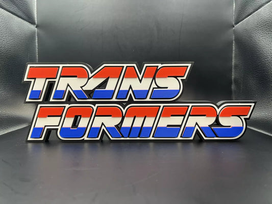 Transformers Logo Sign Display | 3D Wall Desk Shelf Art - UNRIVAL3D