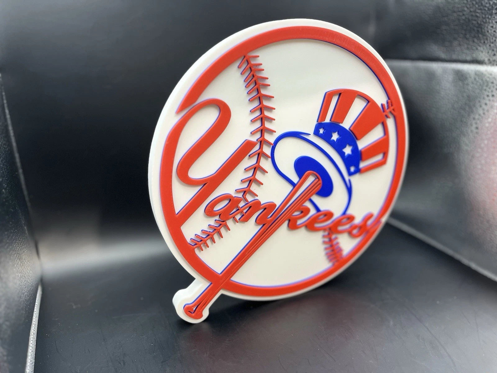 New York Yankees Logo Sign Display | 3D Wall Desk Shelf Art - UNRIVAL3D