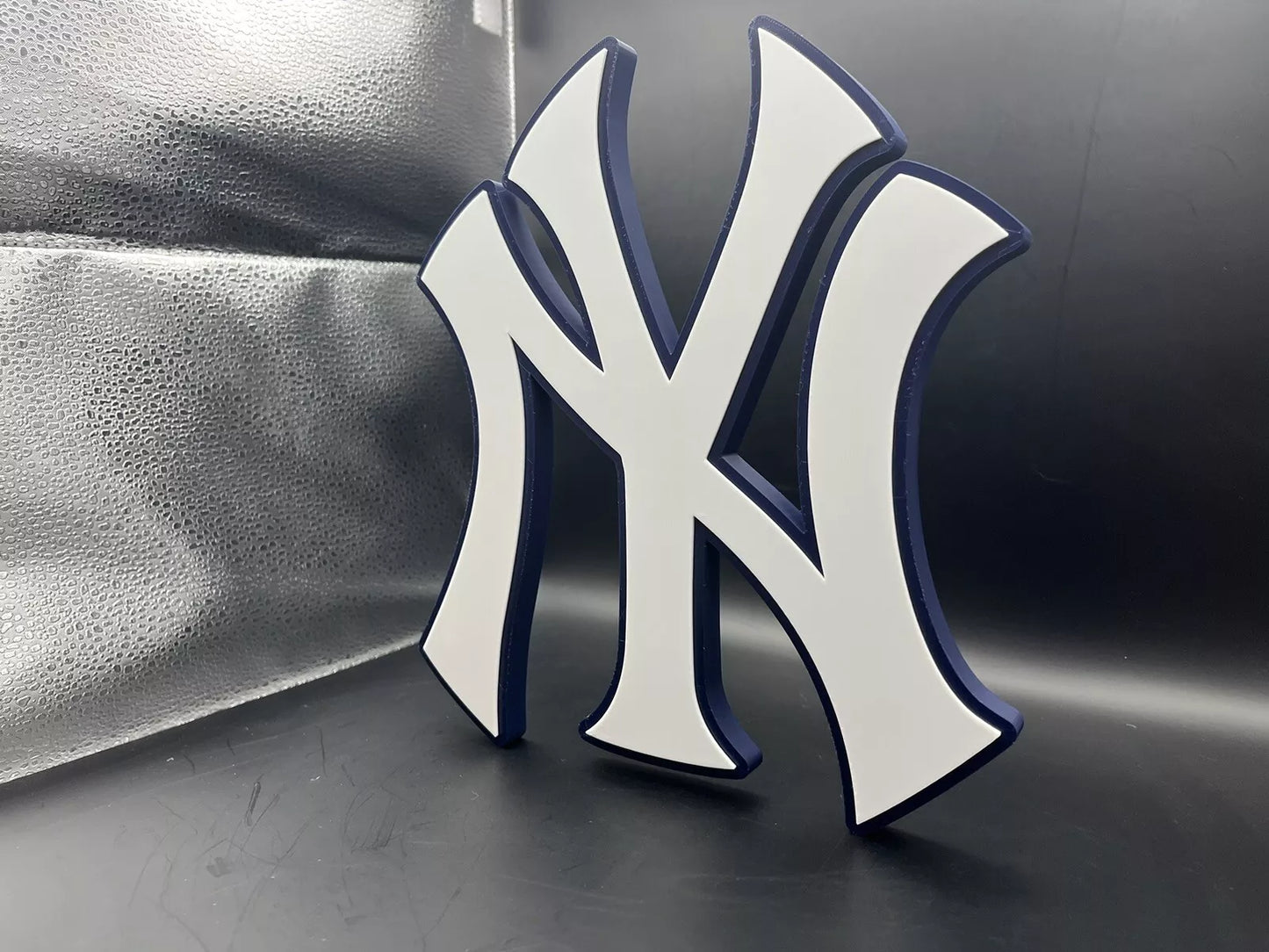 New York Yankees Logo Sign Display | 3D Wall Desk Shelf Art - UNRIVAL3D
