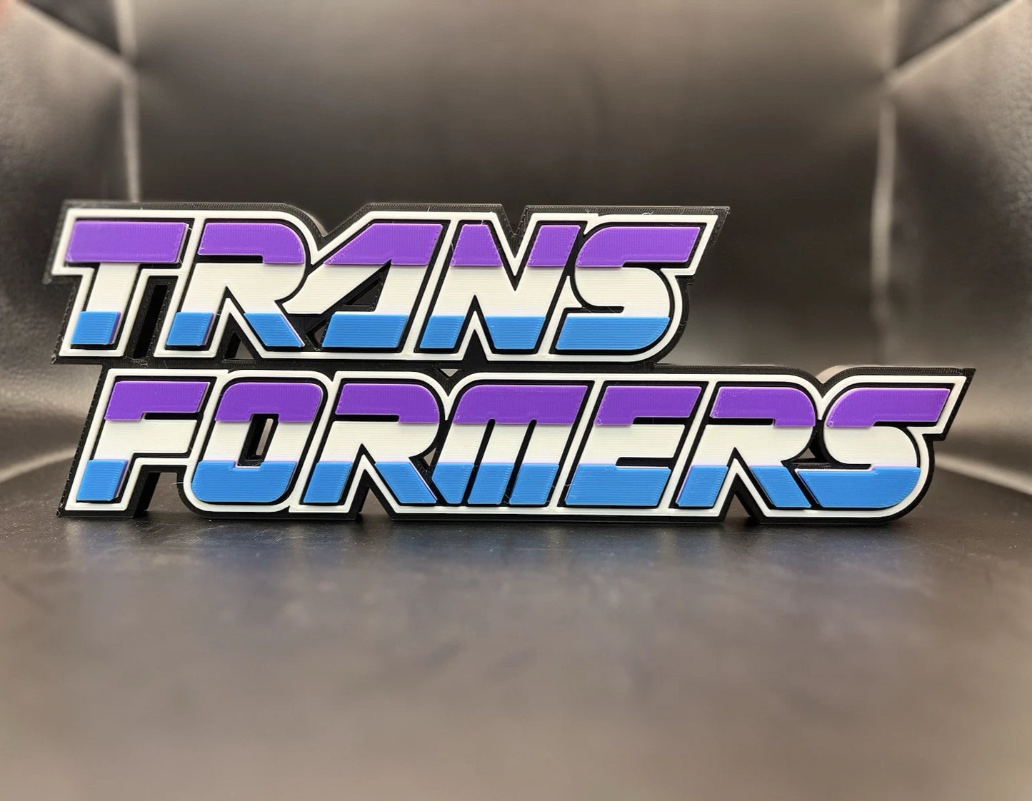 Transformers Decepticon Logo Sign Display | 3D Wall Desk Shelf Art - UNRIVAL3D