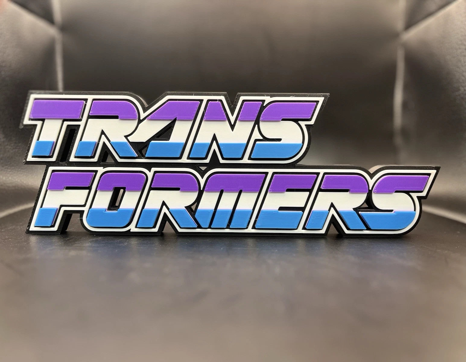 Transformers Decepticon Logo Sign Display | 3D Wall Desk Shelf Art - UNRIVAL3D