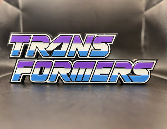 Transformers Decepticon Logo Sign Display | 3D Wall Desk Shelf Art - UNRIVAL3D