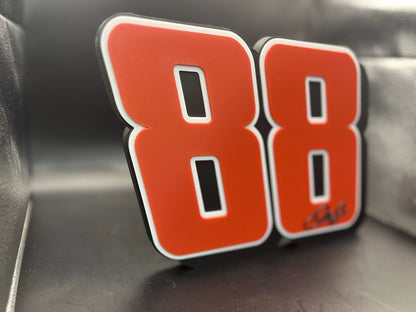 Dale Earnhardt Jr. 88 Logo Sign Display | 3D Wall Desk Shelf Art - UNRIVAL3D