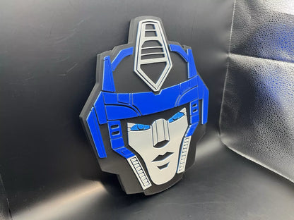 Optimus Prime Transformers Logo Sign Display | 3D Wall Desk Shelf Art - UNRIVAL3D