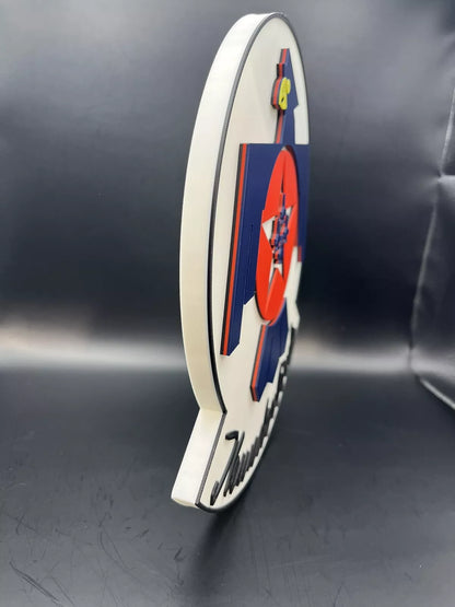 U.S. Air Force Thunderbirds Logo Sign Display | 3D Wall Desk Shelf Art - UNRIVAL3D