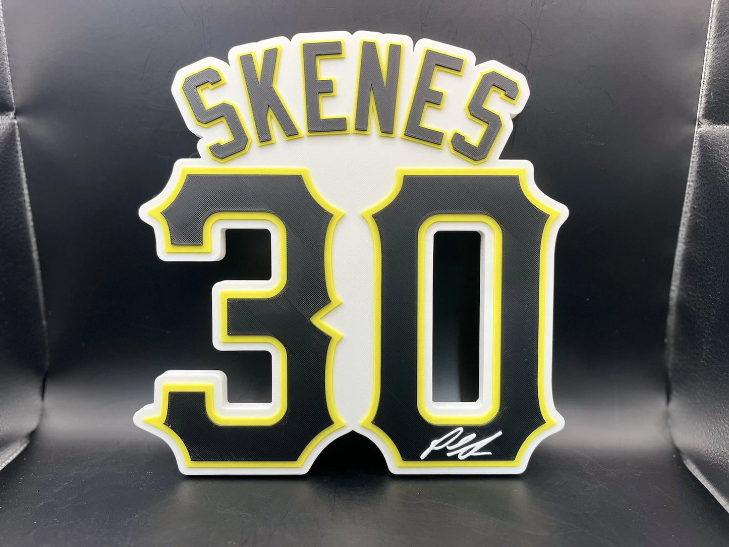 Paul Skenes 30 Logo Sign Display | 3D Wall Desk Shelf Art - UNRIVAL3D