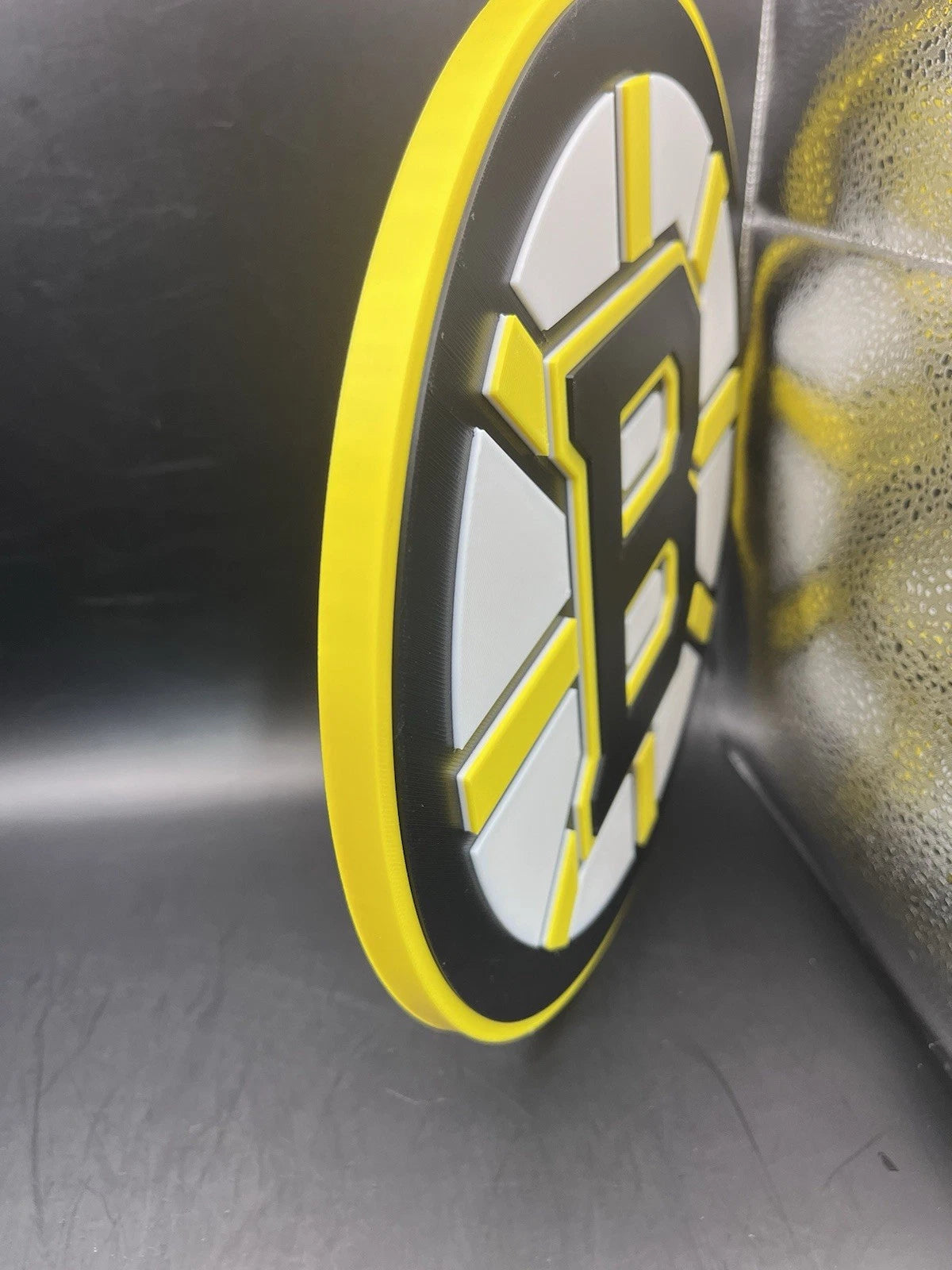 Boston Bruins Logo Sign Display | 3D Wall Desk Shelf Art - UNRIVAL3D
