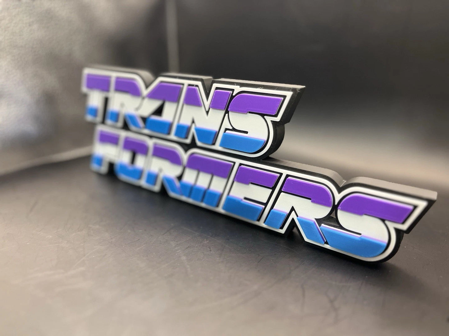Transformers Decepticon Logo Sign Display | 3D Wall Desk Shelf Art - UNRIVAL3D