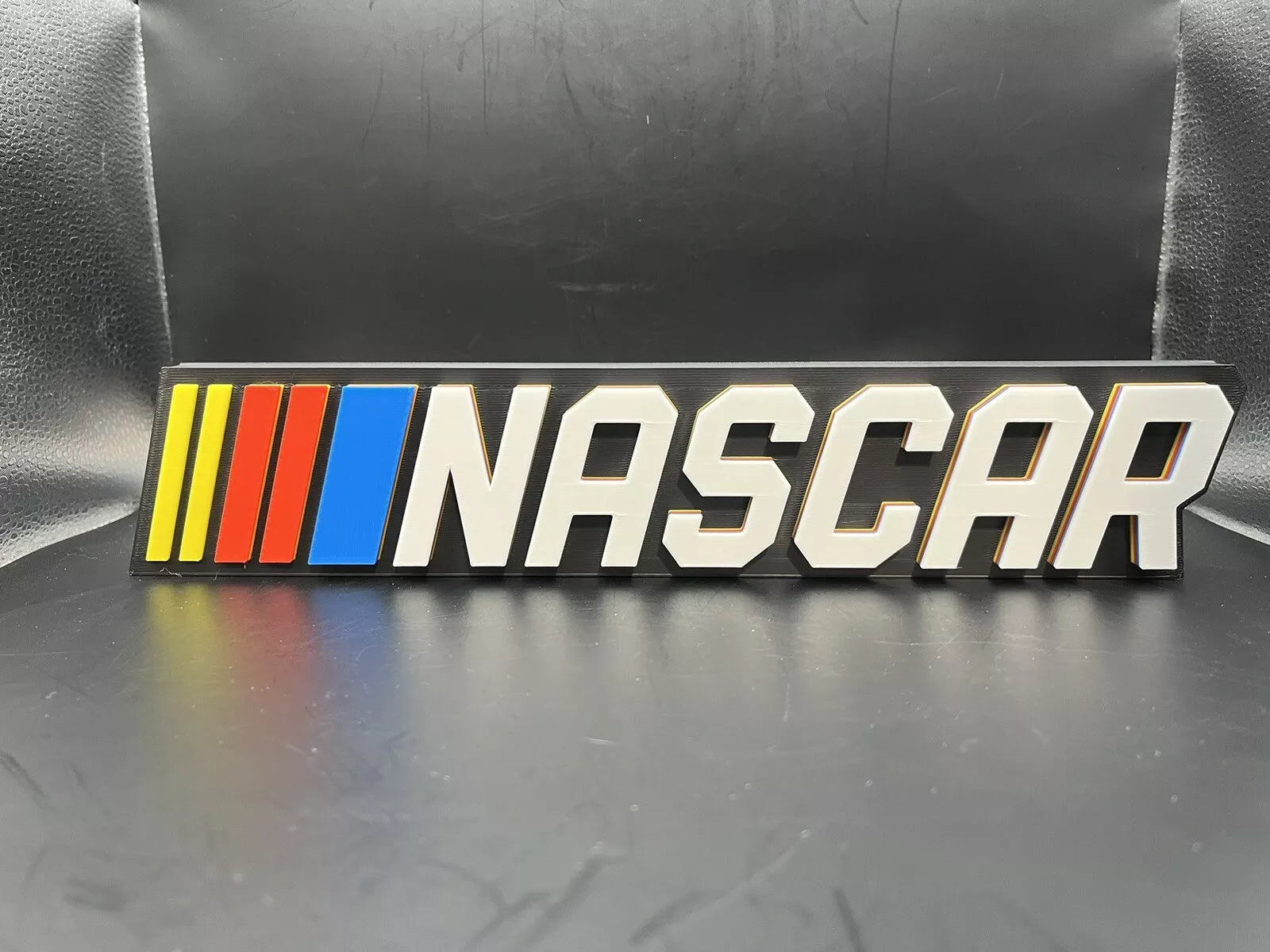 NASCAR Logo Sign Display | 3D Wall Desk Shelf Art - UNRIVAL3D