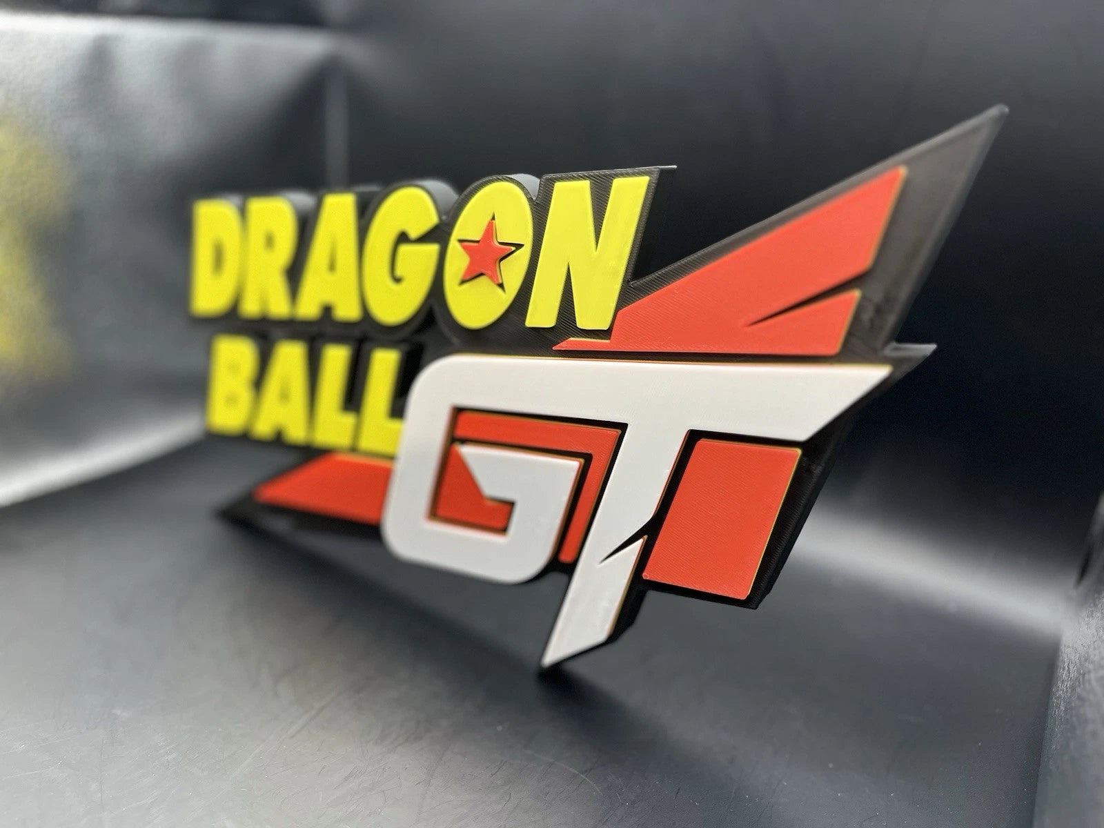 Dragon Ball GT Logo Sign Display | 3D Wall Desk Shelf Art - UNRIVAL3D