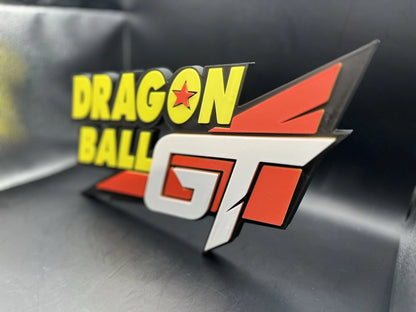 Dragon Ball GT Logo Sign Display | 3D Wall Desk Shelf Art - UNRIVAL3D
