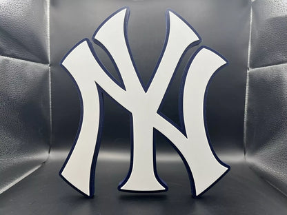 New York Yankees Logo Sign Display | 3D Wall Desk Shelf Art - UNRIVAL3D