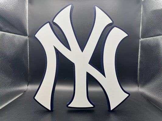 New York Yankees Logo Sign Display | 3D Wall Desk Shelf Art - UNRIVAL3D