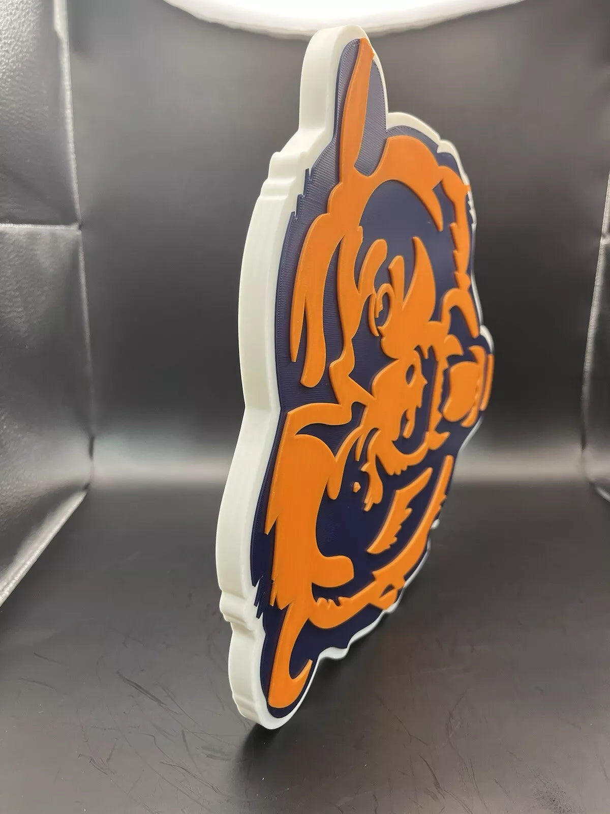 Chicago Bears Logo Sign Display | 3D Wall Desk Shelf Art - UNRIVAL3D