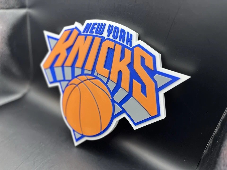 New York Knicks Logo Sign Display | 3D Wall Desk Shelf Art - UNRIVAL3D